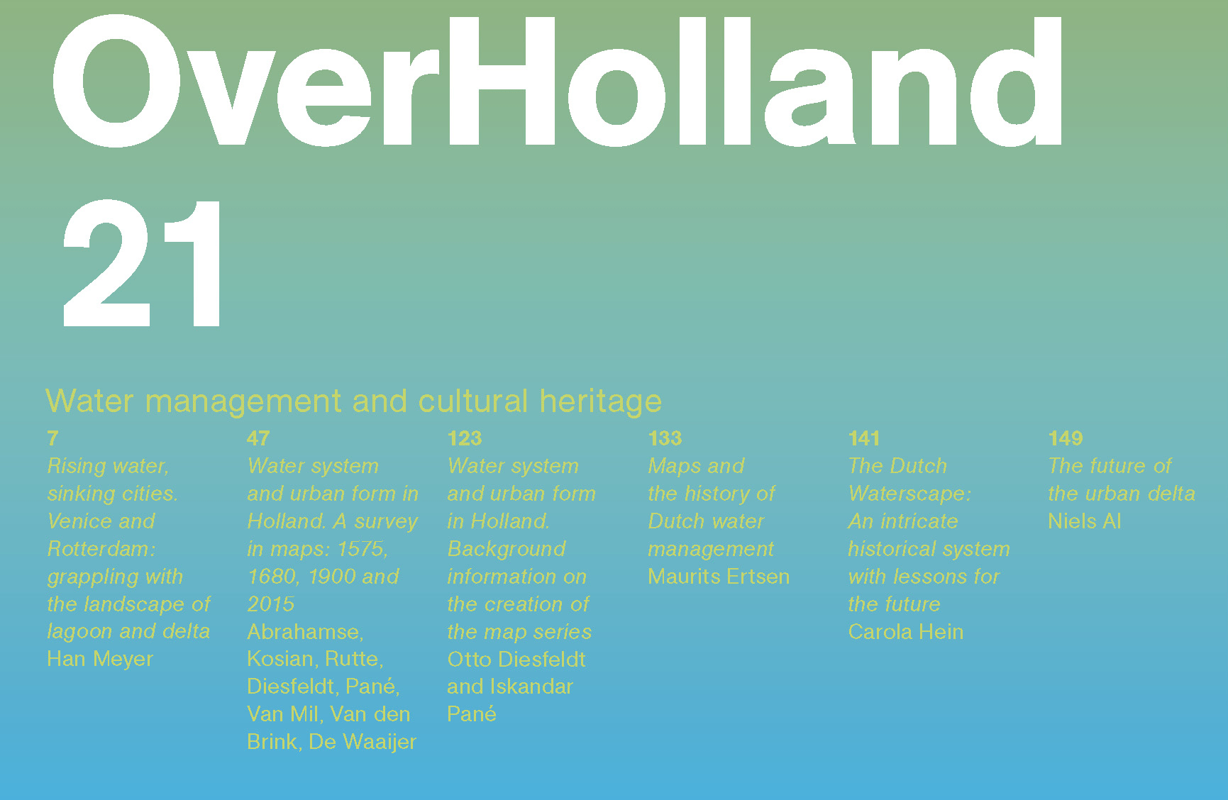 cover overholland 21